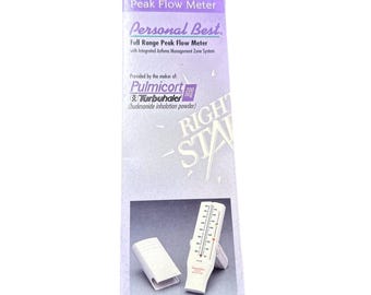 Personal Best Peak Flow Meter Full Range Purple Asthma Management 60-810 L/min