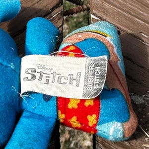Disney Stitch Surfer Plush Small Blue 2002 McDonald's Lilo & Stitch Toy image 3