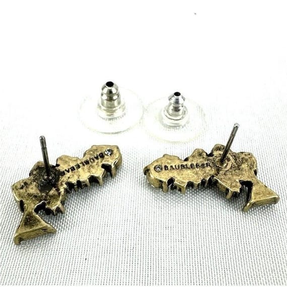 BaubleBar Rhinestone Statement Earrings Cluster S… - image 2