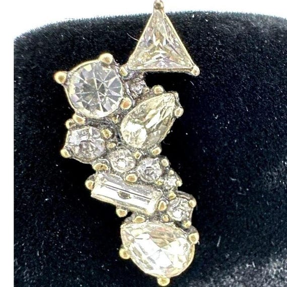 BaubleBar Rhinestone Statement Earrings Cluster S… - image 8