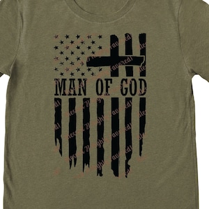 Best dad shirt Father Day shirt SVG Man of God shirt Dad SVG Father Day Sublimation Cricut dad gift cross shirt man of faith christian dad