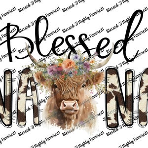 Mothers day png sublimation blessed nana png best mothers day gift for grandma Blessed mom mother svg png cricut silhouette nana png svg