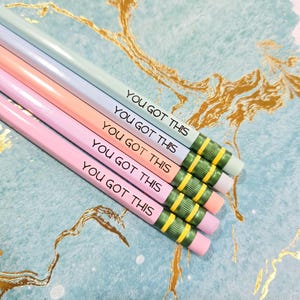 Personalized Pencils Ticonderoga Pencil Personalized Pastel Pencil Custom School Supplies Classroom Pencils Back to School Teacher Gift Engr