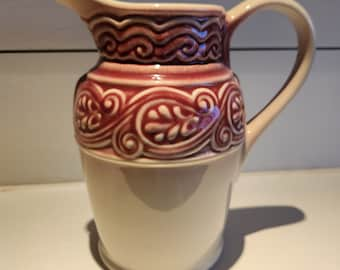 Longaberger Artisan Red Pitcher