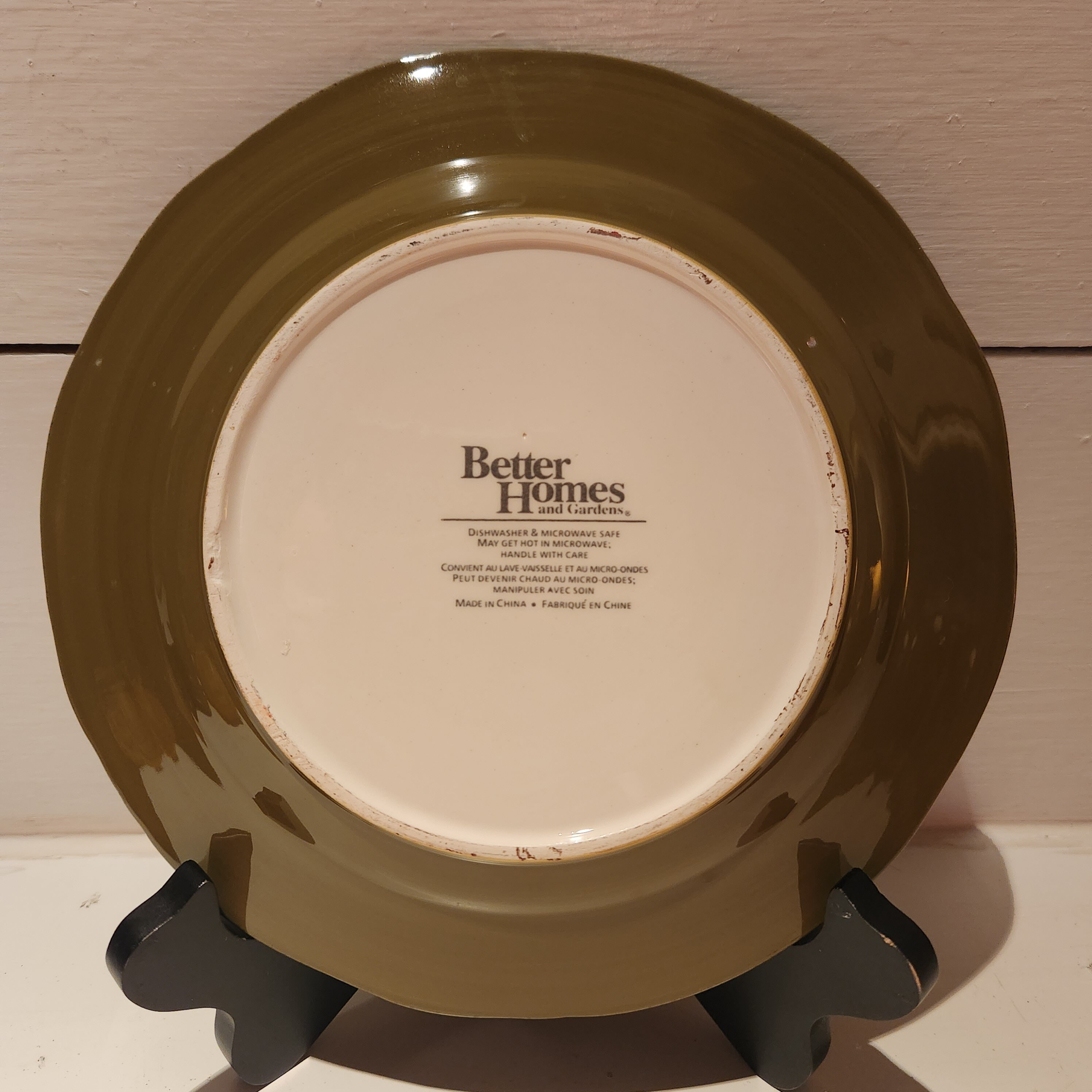 Green Leaf Salad Plates Etsy