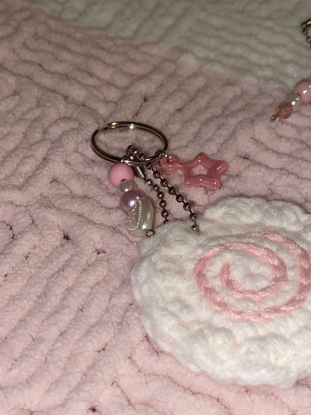 Narutomaki (fish Cake) Keychains! - Etsy