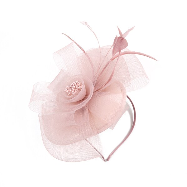 Fleur Plumes Bibi bandeau Ascot Mariage