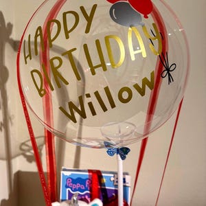 Bobo Balloon | Bubble Balloon Gift for kids | Birthday Gift | Personalized Balloon