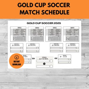 Gold Cup 2025 | Football | Soccer | Match Schedule | Digital Download