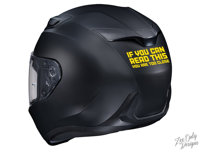 Helmet Decal Motorcycle Helmet Custom Text Vinyl Decal Custom Decal for ...