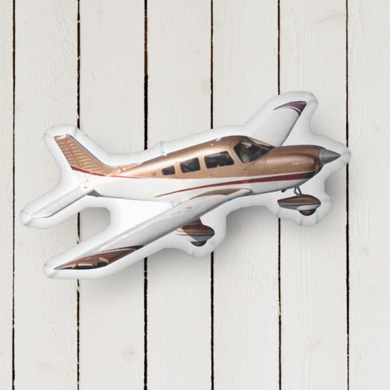 Piper Airplane shaped pillow