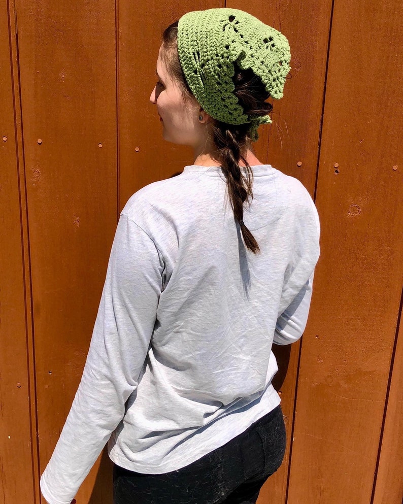 Crochet Bandana Dragonfly Bandana Crochet Accessories Acadia Flower