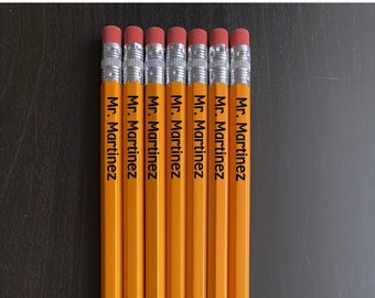 Personalized #2 Pencil for Teachers, Students or Artists