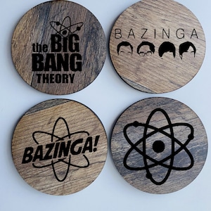 Big Bang Theory Coaster Set of 4