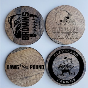 Cleveland Browns Coaster Set