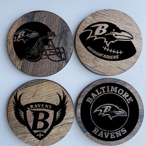 Ravens Coaster Set