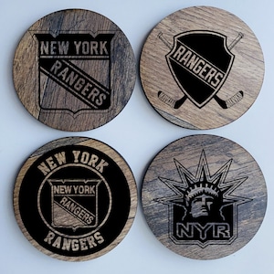 NY Rangers Coasters set of 4