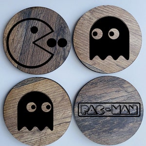 Pac Man Coaster Set of 4