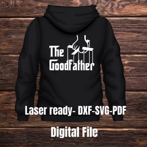 Os arquivos SVG Goodfather para Cricut, OMtech, 2023 Pet Dog Glowforge SVG arquivos cortados a laser para decoração de Natal