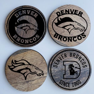 Denver Broncos coaster set