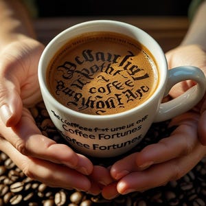 Lettura mistica digitale della tazza di caffè - Predizione del futuro personalizzata - Guida spirituale - Download immediato PDF