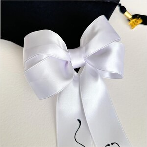 RN GRAD CAP Topper Coquette Bow 2-in-1 Customized Gift Nursing College Class of 2026 Graduation Ceremony Personalized University Keepsake image 16