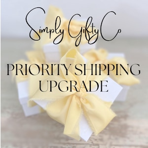 Priority shipping upgrade