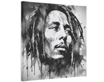 Bob Marley Print, Beatiful Bob Marley Canvas, One Love Canvas, Classic Bob Marley,One of One, Best selling Bob Marley