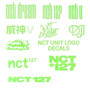 NCT Logo sticker vinyl decal Nct u Nct Dream Way V Nct DoJaeJung