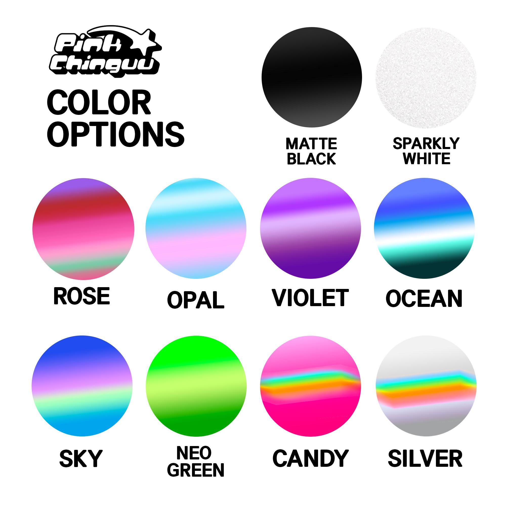 Aespa Hangul Kpop Decal | Holographic Vinyl Lightstick Handle