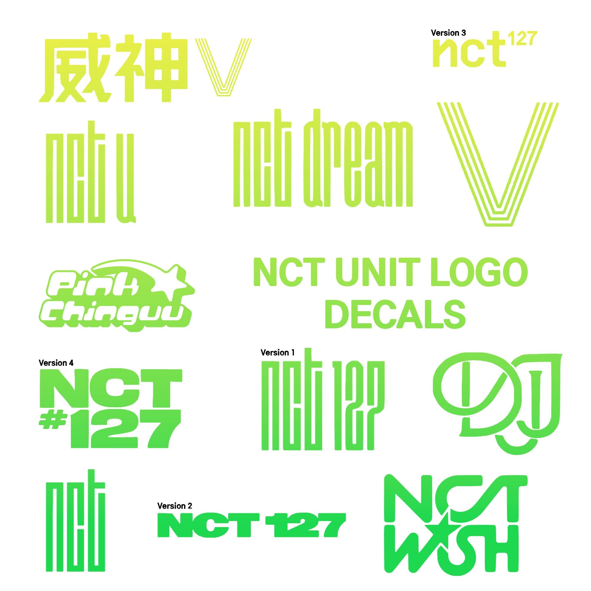 NCT Album Logo Vinyl Decal Sticker | Neo Culture Technology NCTU