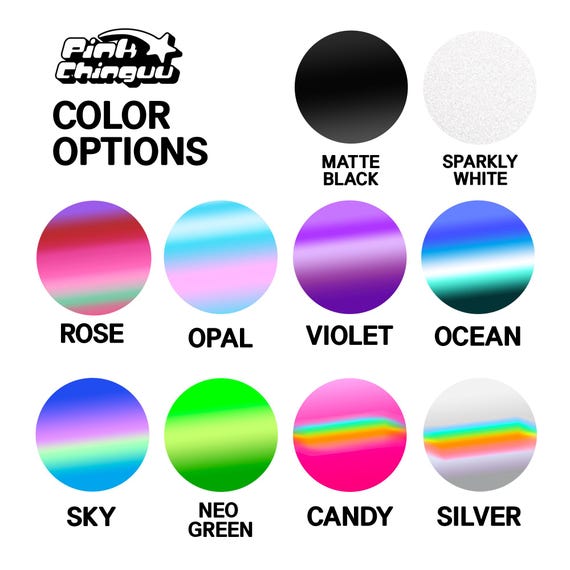 NCT 127 Animal Emoji Hangul Name Vinyl Decals | Holographic Kpop