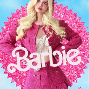Barbie Style (1 design) | Only in Pink | Art in the Age of Artificial Intelligence | Portrait from Photo | Hi Barbie