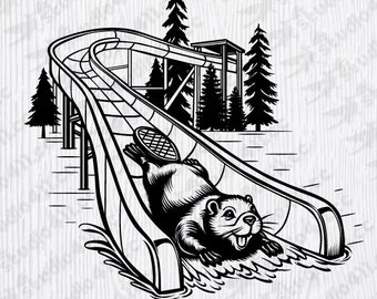 Beaver Creek Water Park And Resort EPS SVG