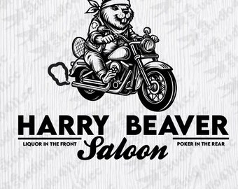 Harry Beaver Saloon EPS & SVG