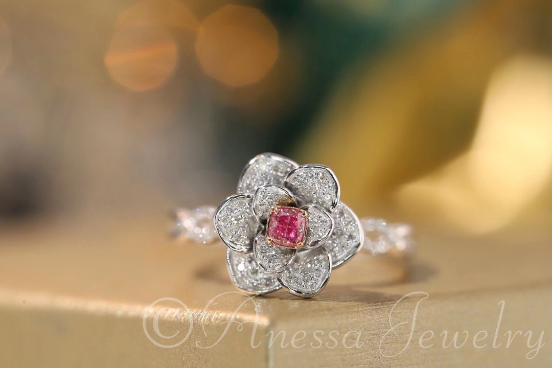 Jisoo Flower Ring - Main Image