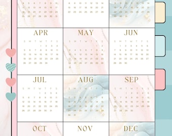 2025-2026 Digital Planner | Monthly, Weekly, Daily (Printable PDF)