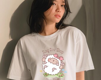 Kawaii Sheep PNG Bundle, Vintage Style Sublimation Designs (Instant Download)