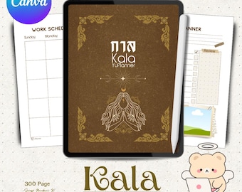 KALA Ultimate Digital Planner | 2026 Songkran Edition, Navy Gold (Digital Download)