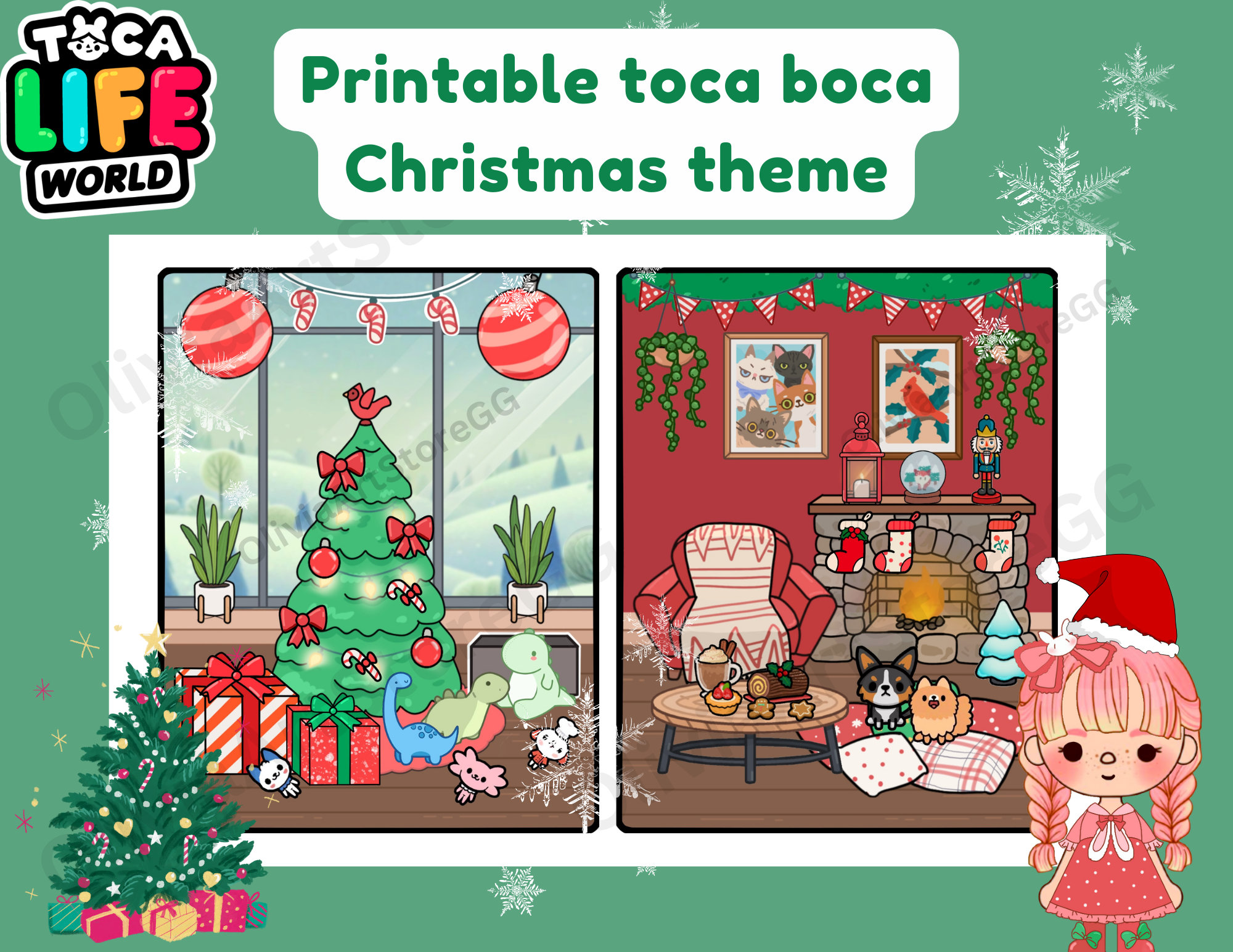 Toca Boca Gift Birthdaytoca Boca Squad 2 Png Toca (Instant Download) 