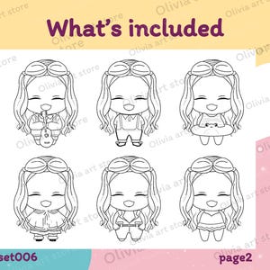 Printable Chibi Doll Dress up Coloring Page Creative and Convenient ...