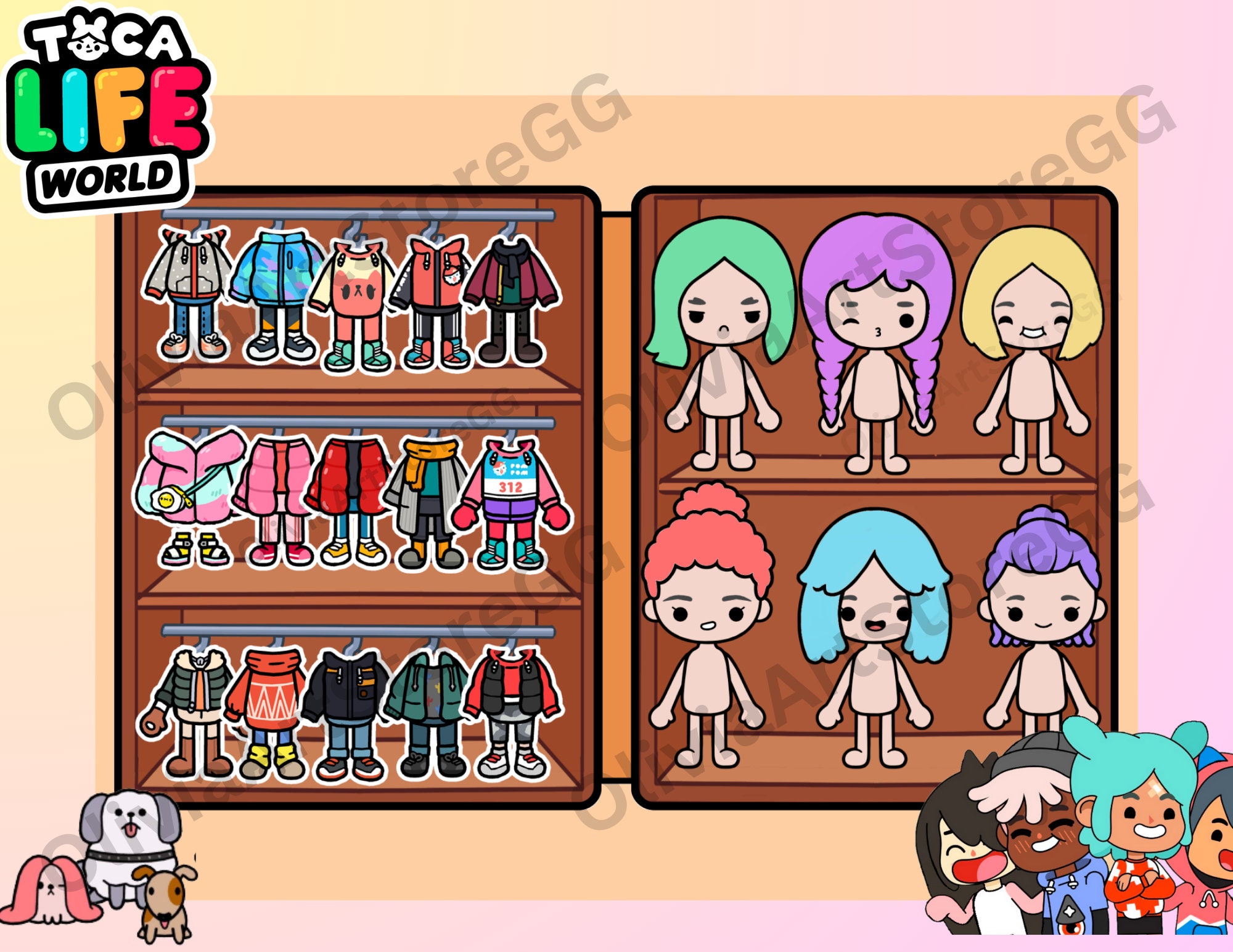 toca boca dress up 16 ideas in 2026 Toca boca dress up! Project