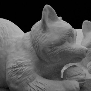 Garten Waschbär Dekor STL Datei