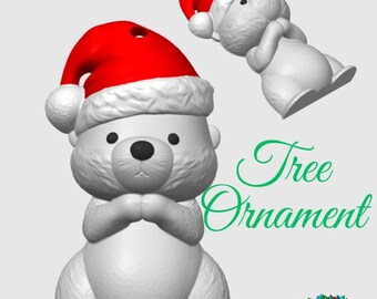Christmas Otter Tree Ornament