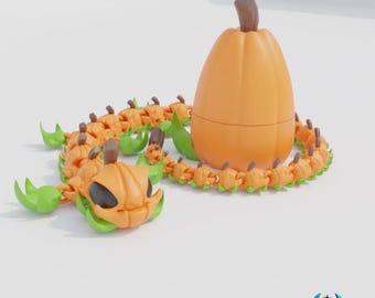 Jack &#39;o&#39; Dragon with Storage Egg STL/3MF