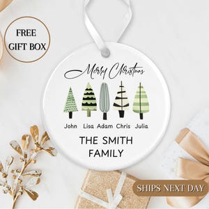 Christmas ornament , family ornament,ornament, first Christmas ,custom family ornament, Christmas gift ,personalized ornaments