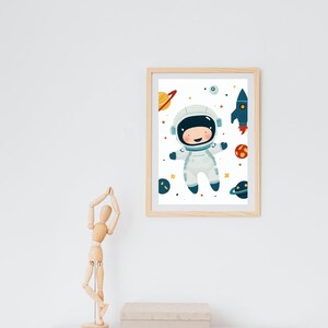 Astronaut Themed Nursery Wall Art