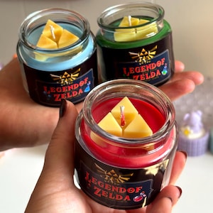 Zelda Potion Candle: Geeky Birthday Gift, Fantasy Room Decor