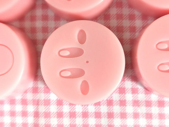 kirby wax melts, vanilla wax melts, strawberry cream wax melts, kawaii wax melts, anime wax melts, cartoon wax melts, long lasting wax melts