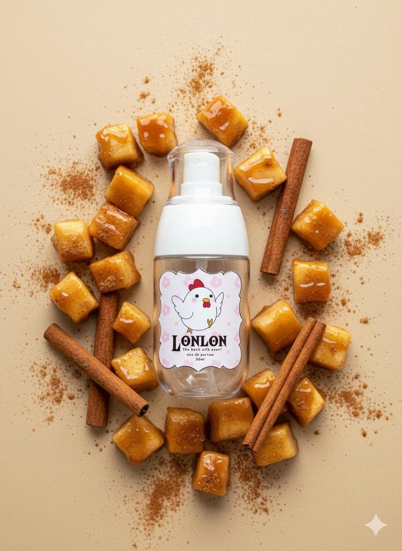 zelda perfume, zelda gift, lonlon milk, caramel milk perfume, milk perfume, caramel apple fragrance, caramel apple perfume, zelda fragrance image 1